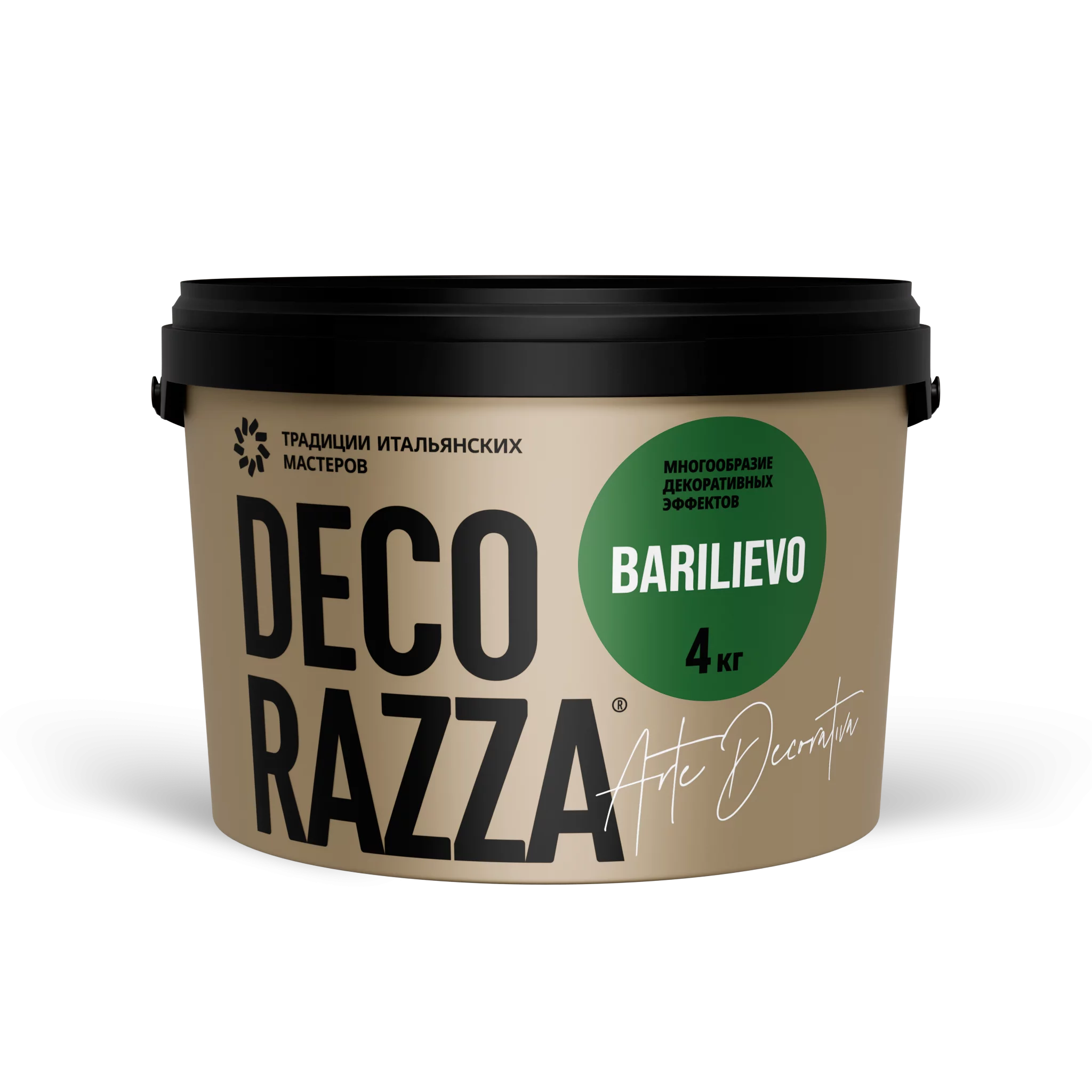 Barilievo высокопластичная декоративная штукатурка с эффектом ткани Decorazza